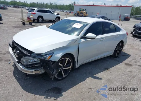 2020 Honda Accord Sport из США, поврежденный, VIN 1HGCV1F37LA142528